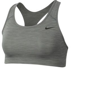 Nike Womens Nike Pro Swoosh Medium Bra - Womens Smoke Grey/Pure Size XS